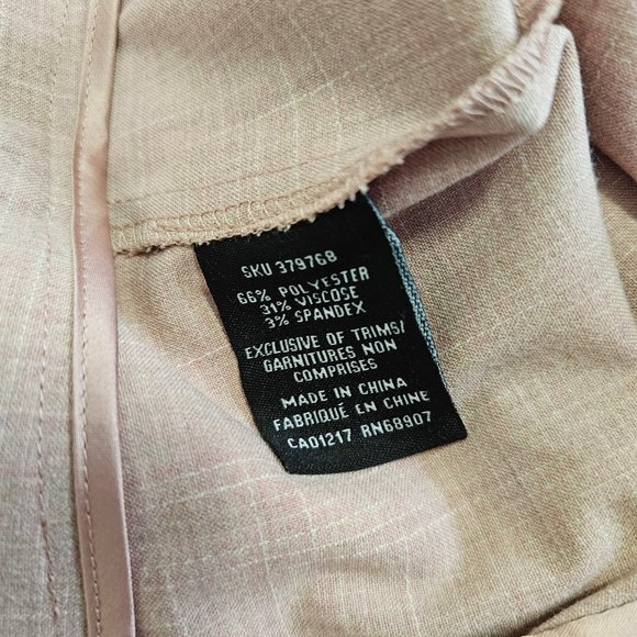 NWT le chateau Women's dress pants in light pink size 18W - Picture 5 of 5